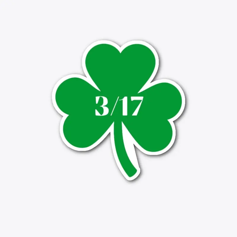 3/17 (Saint Patrick's Day) Simple Design