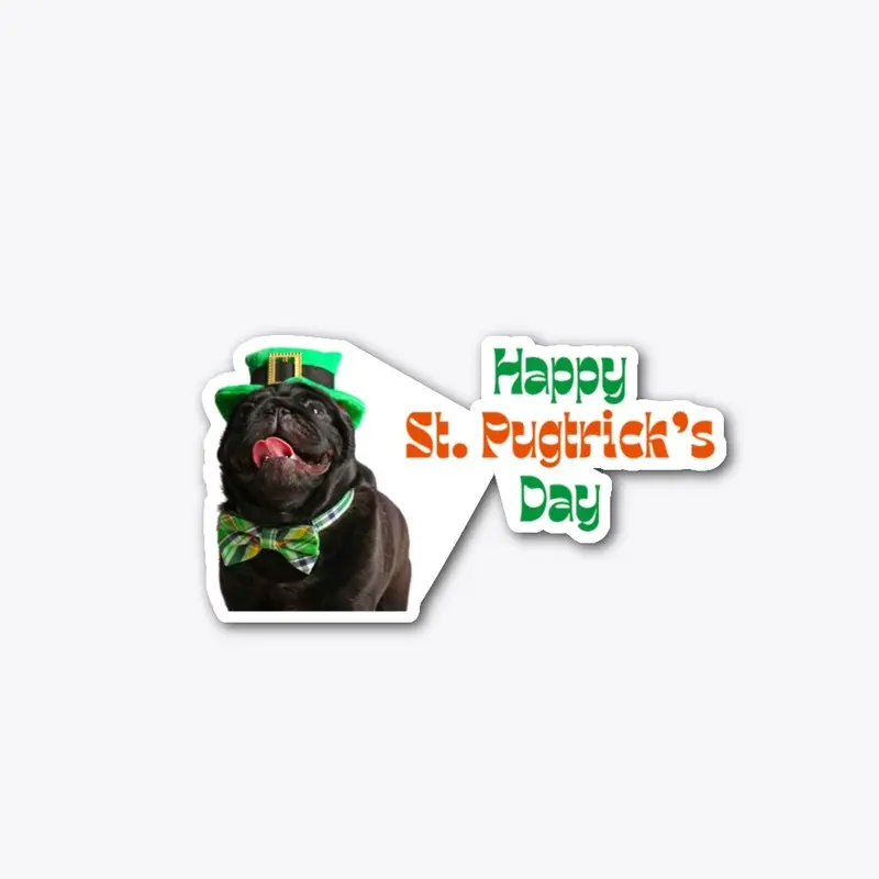 Happy St. Pugtrick's Day